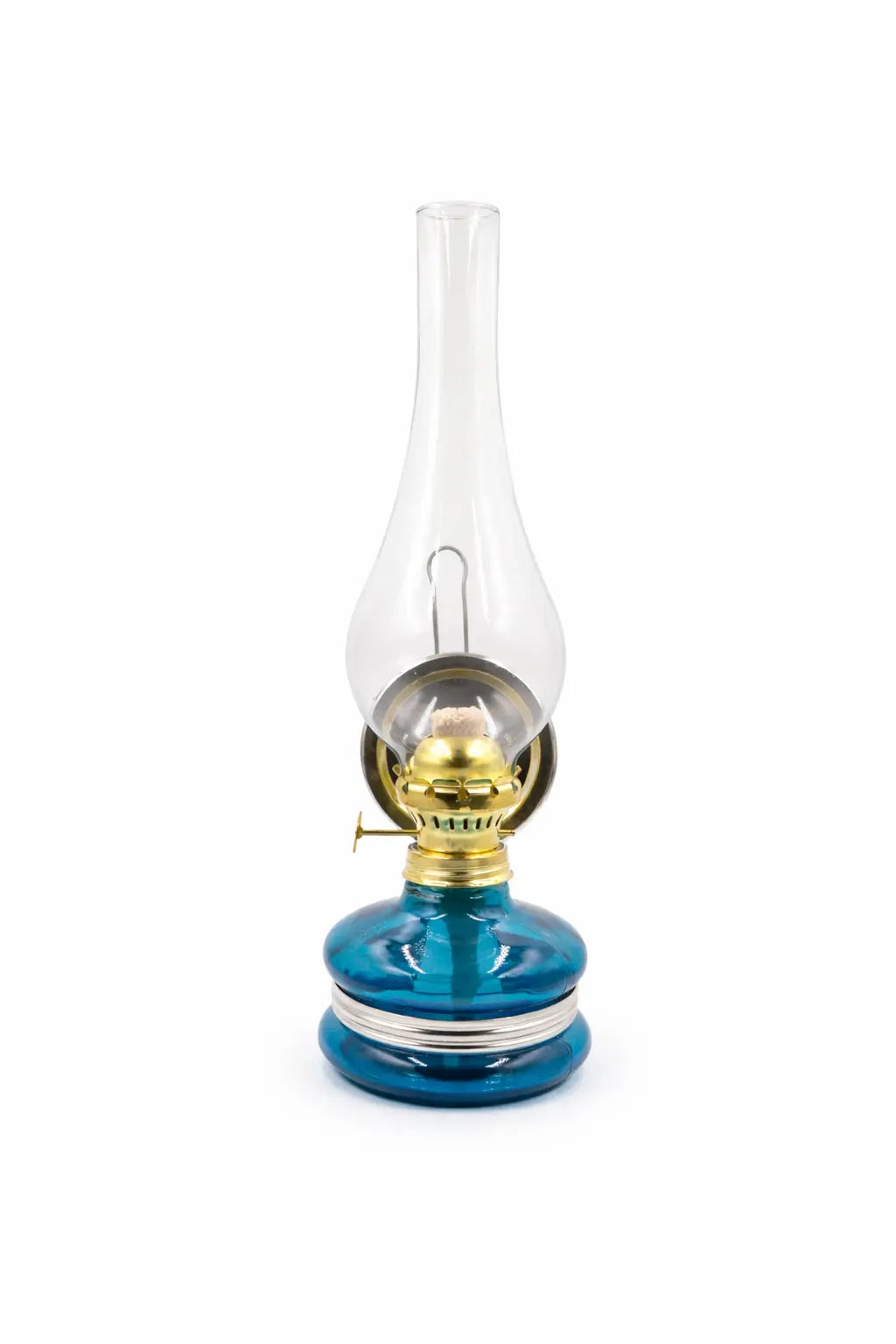 Mavi Dekoratif Fitilli Gaz Lambası HM-01