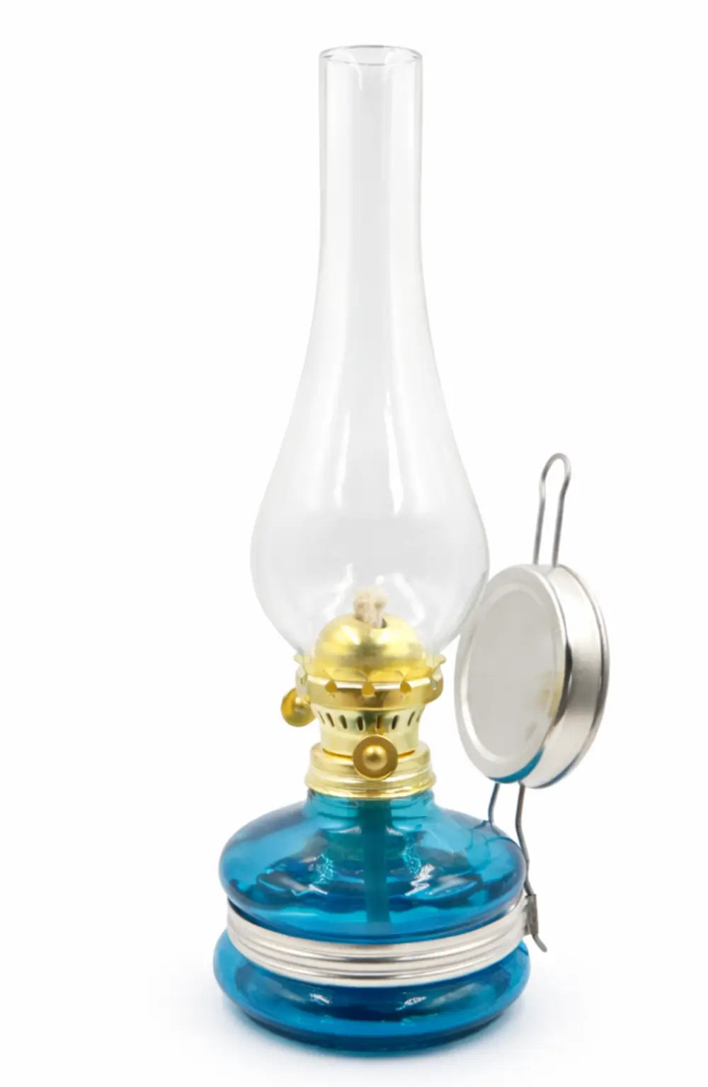 Mavi Dekoratif Fitilli Gaz Lambası HM-01