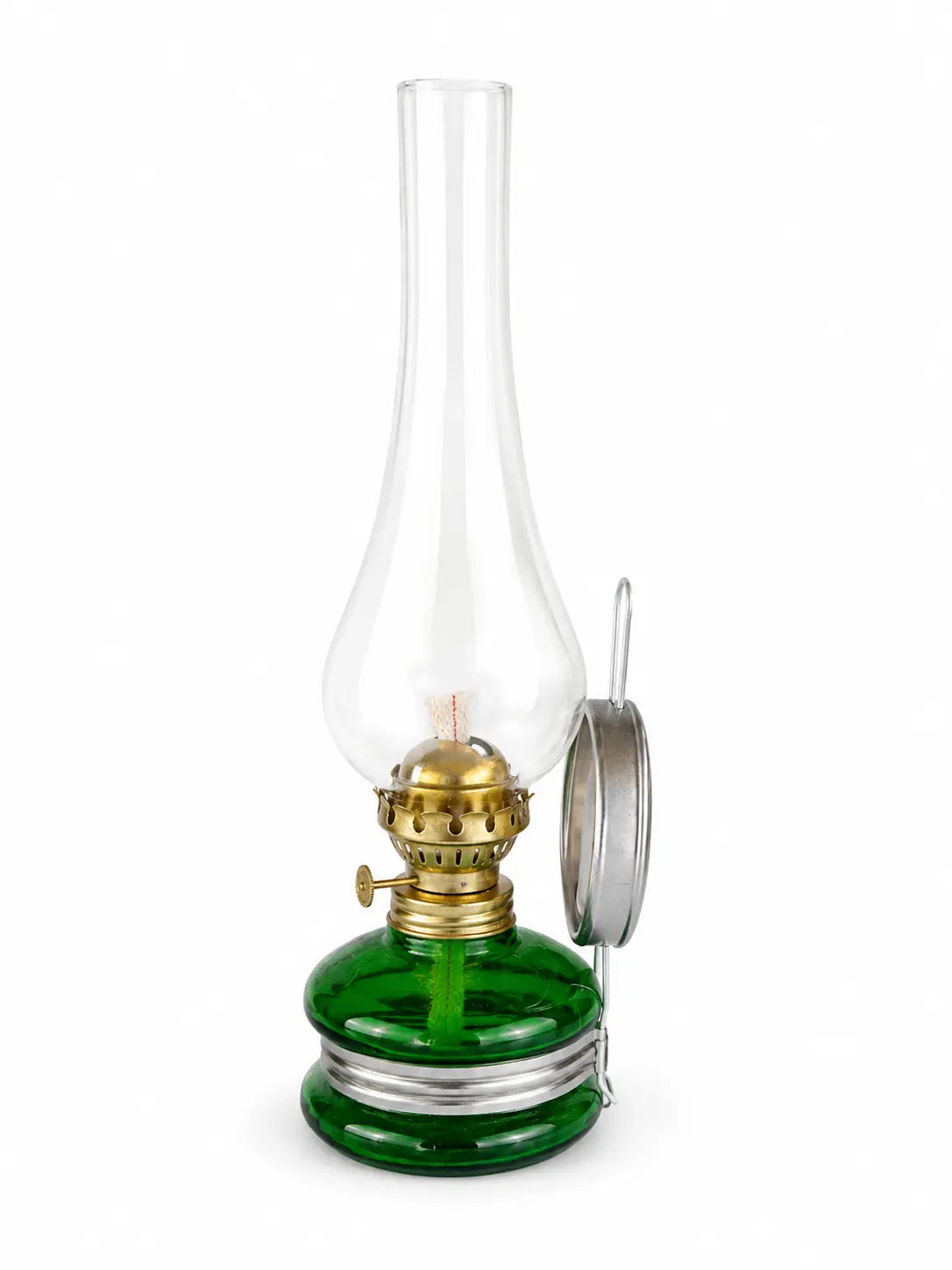 Yeşil Dekoratif Fitilli Gaz Lambası HM-01