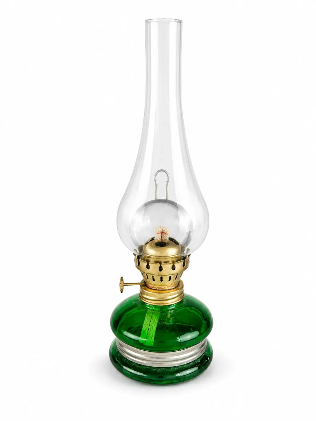 Yeşil Dekoratif Fitilli Gaz Lambası HM-01